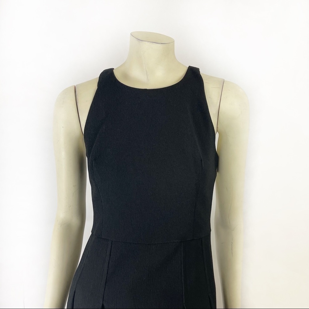 Nicole Miller Artelier fit and flare sleeveless black dress size 8 - Picture 5 of 10